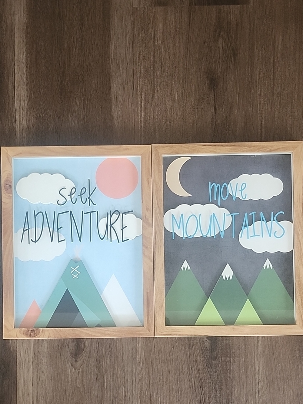 Pillowfort Wall Kids Room Decor Seek Adventure Move Mountain